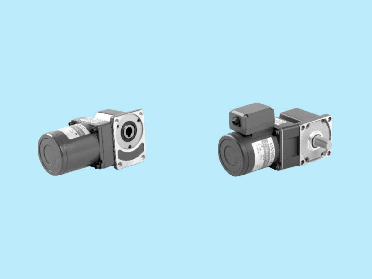AC right-angle gearmotor pair with GU gearheads